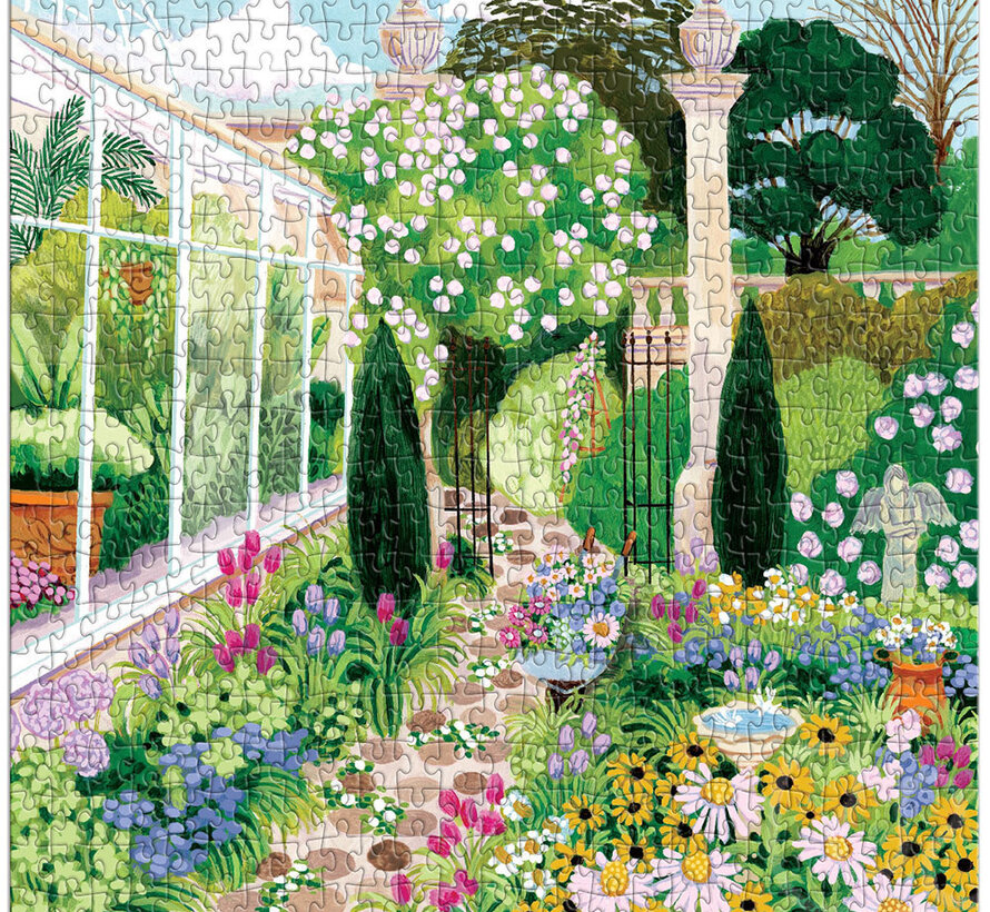Galison Evergreen Gardens Puzzle 500pcs