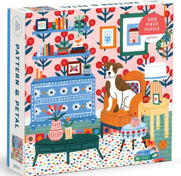 Galison Galison Pattern & Petal Puzzle 500pcs