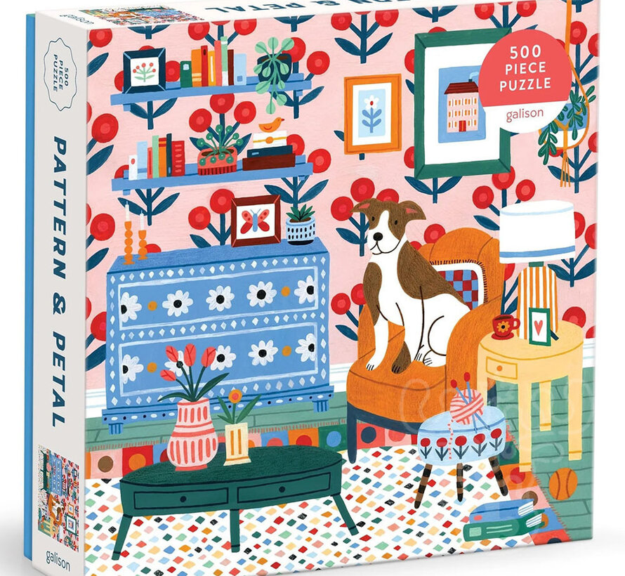 Galison Pattern & Petal Puzzle 500pcs