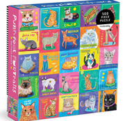 Mudpuppy Mudpuppy Purr-fect Portraits Puzzle 500pcs