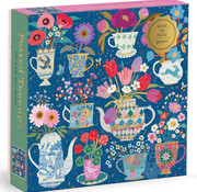 Galison Galison Potted Teacups Foil Puzzle 500pcs