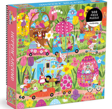 Mudpuppy Mudpuppy Hoppin' Around Puzzle 500pcs