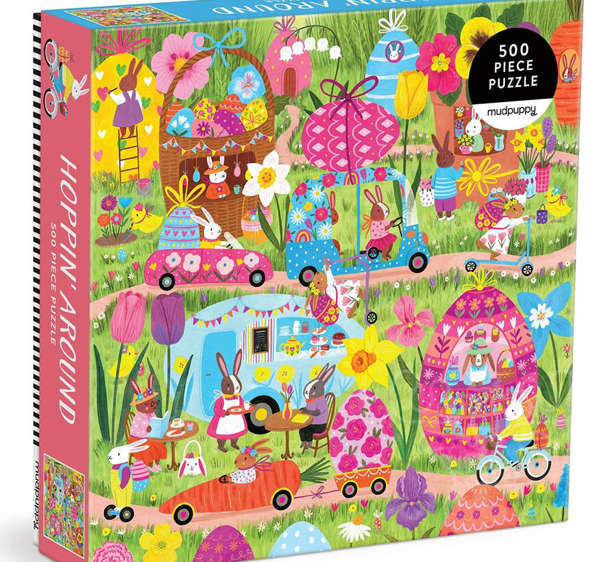 Mudpuppy Hoppin' Around Puzzle 500pcs
