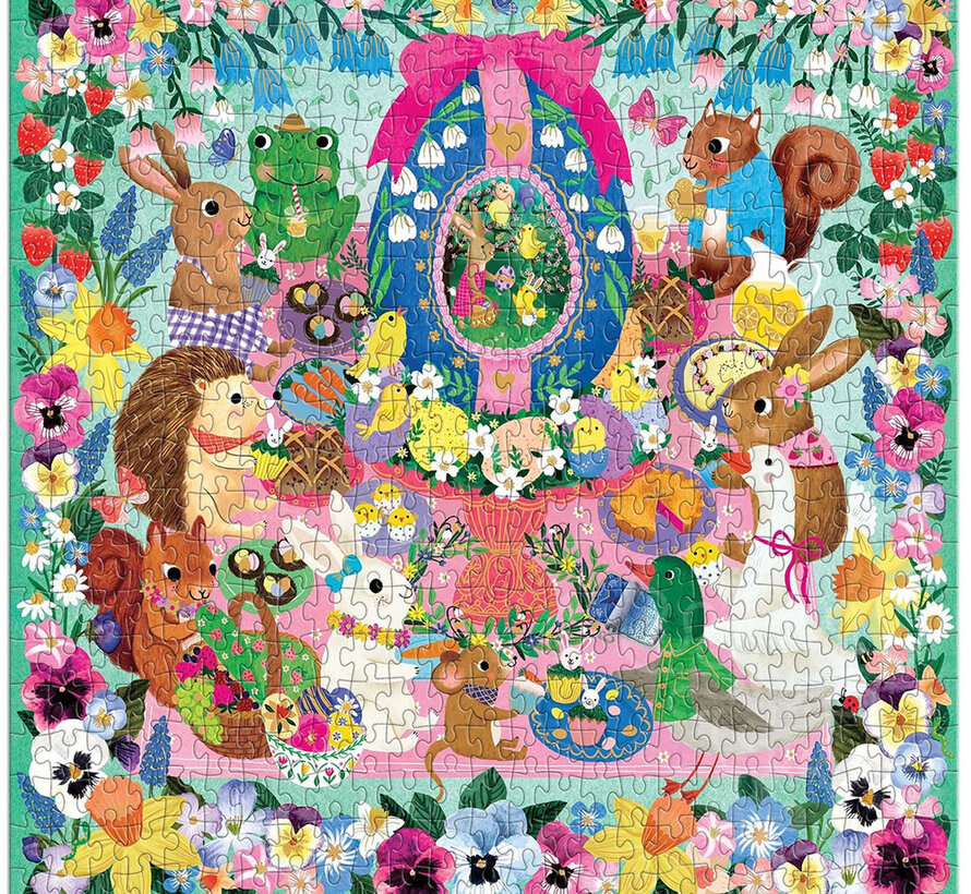 Mudpuppy Egg-cellent Day Foil Puzzle 500pcs