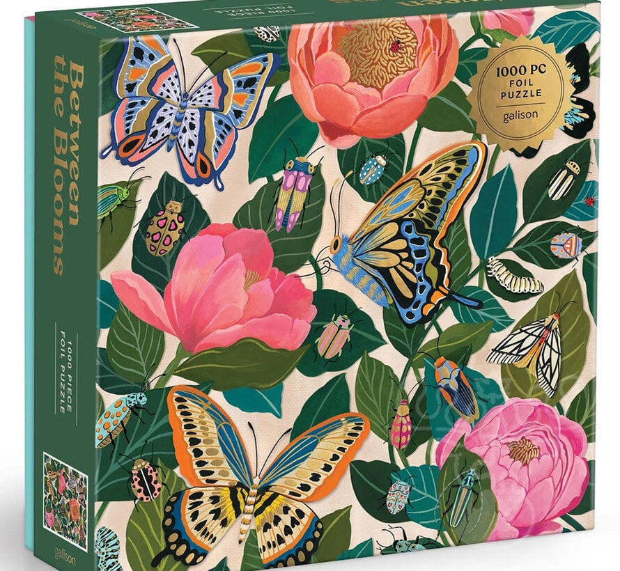Galison Between the Blooms Foil Puzzle 1000pcs