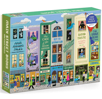 Galison Galison Main Street Books Puzzle 1000pcs