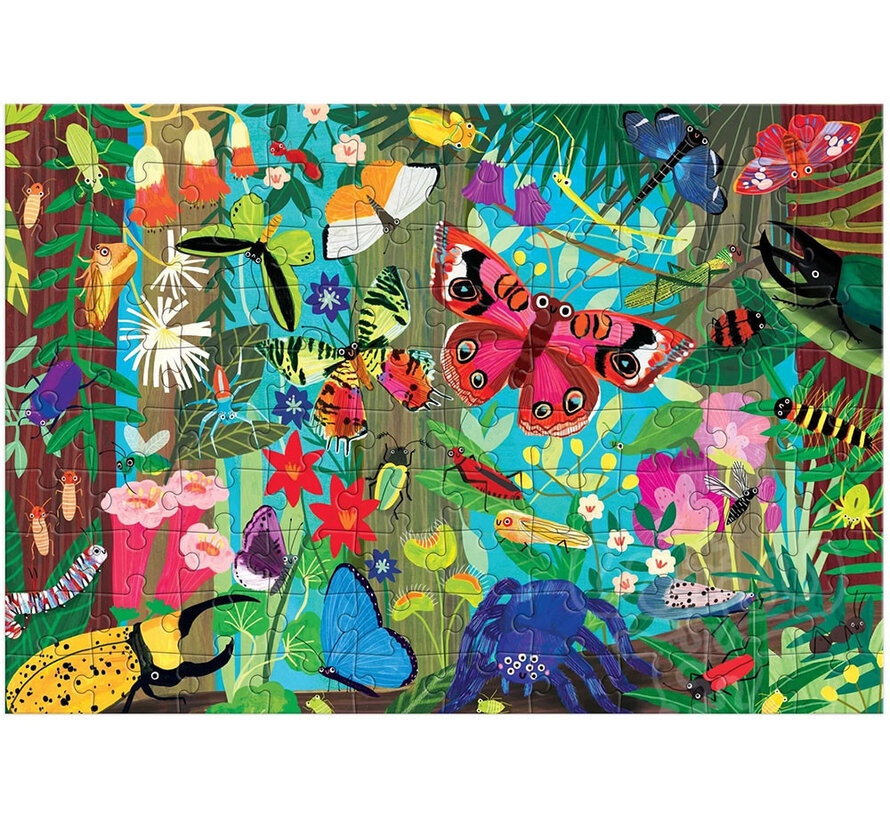 Mudpuppy Bugs & Butterflies Puzzle 100pcs
