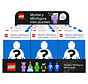 Chronicle LEGO Mystery Minifigure Blue Edition Mini Puzzle 126pcs