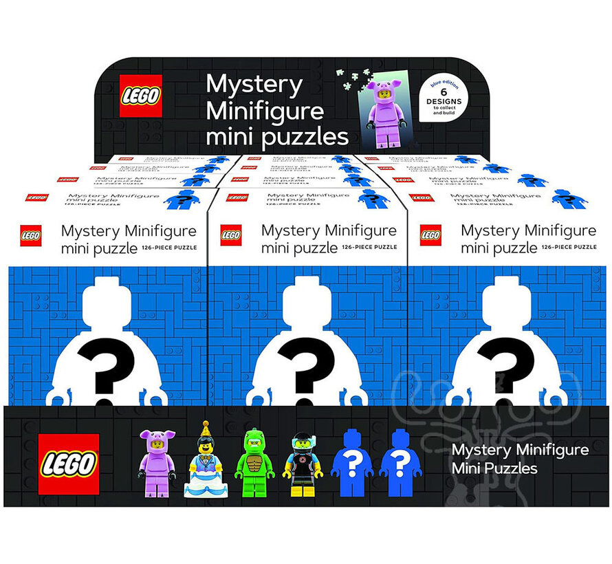 Chronicle LEGO Mystery Minifigure Blue Edition Mini Puzzle 126pcs