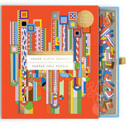 Galison Galison Frank Lloyd Wright Saguaro Cactus & Forms​ Shaped Foil Puzzle 750pcs