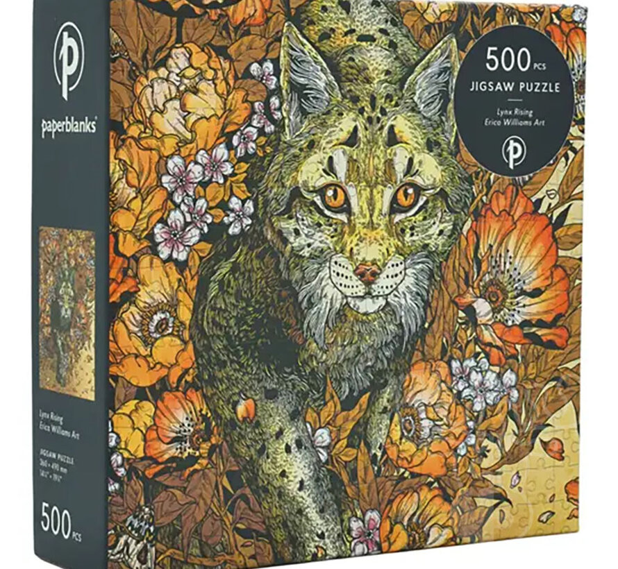 Paperblanks Lynx Rising, Erica Williams Art Puzzle 500pcs