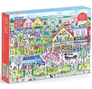 Galison Galison Michael Storrings Book Town Puzzle 1000pcs