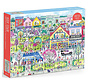 Galison Michael Storrings Book Town Puzzle 1000pcs