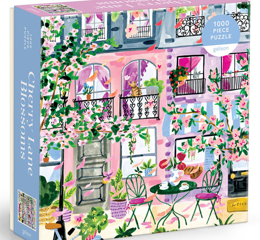 Galison Cherry Lane Blossoms Puzzle 1000pcs