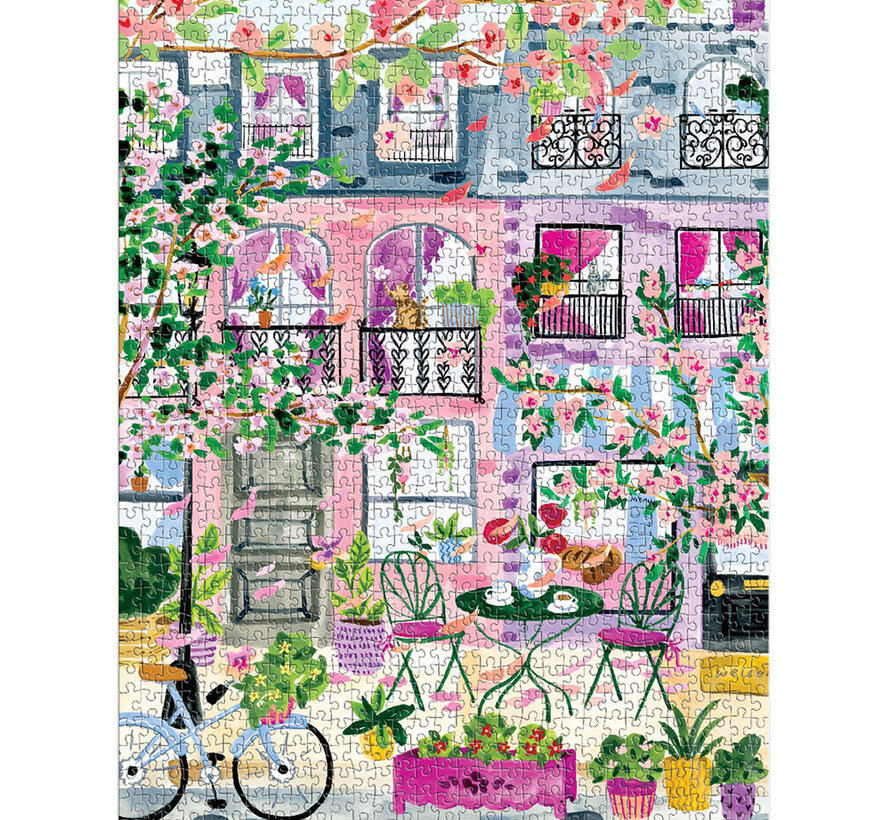 Galison Cherry Lane Blossoms Puzzle 1000pcs