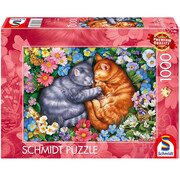 Schmidt Schmidt Sleeping Velvet Paws Puzzle 1000pcs