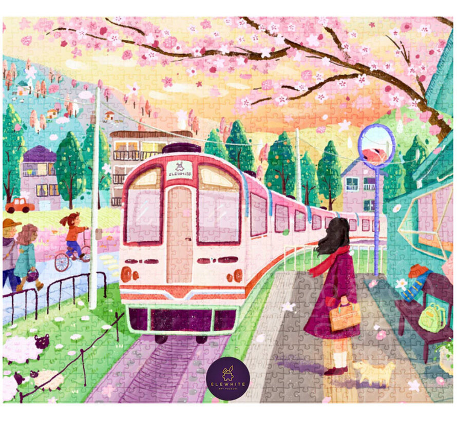 Elewhite Spring In Japan Puzzle 1000pcs