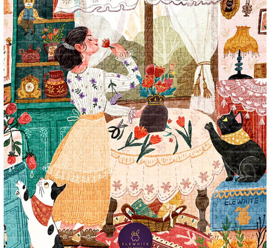 Elewhite Some Flowers Puzzle 1000pcs