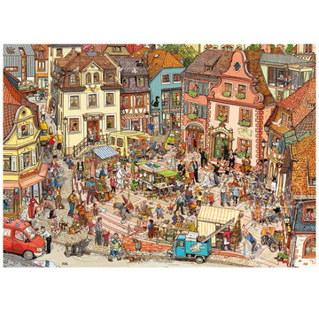 Heye Heye Market Place Puzzle 1000pcs Triangle Box