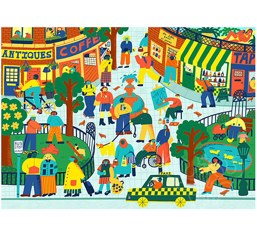 Holiyay Waiting for the Bus Puzzle 1000pcs