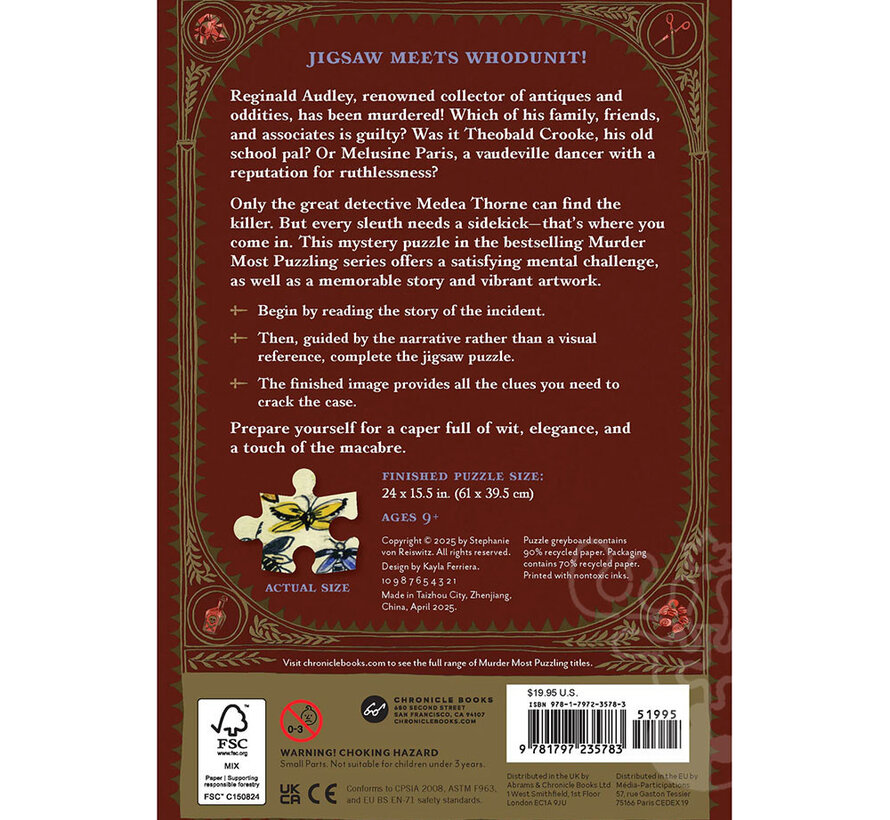 Chronicle Murder Most Puzzling: Death of a Collector Puzzle 500pcs