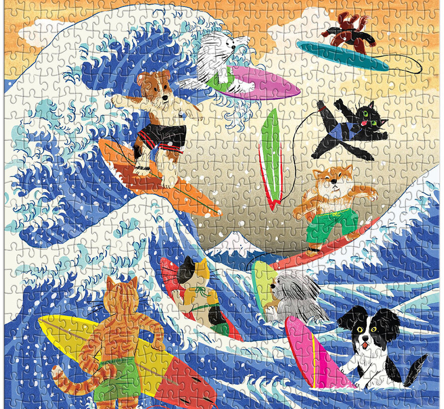 Galison The Great Surf Puzzle 500pcs