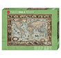 Heye Map Art Willem Blaeu World Puzzle 1500pcs