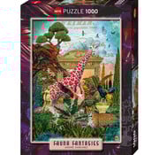 Heye Heye Fauna Fantasies: Giraffe Love Puzzle 1000pcs