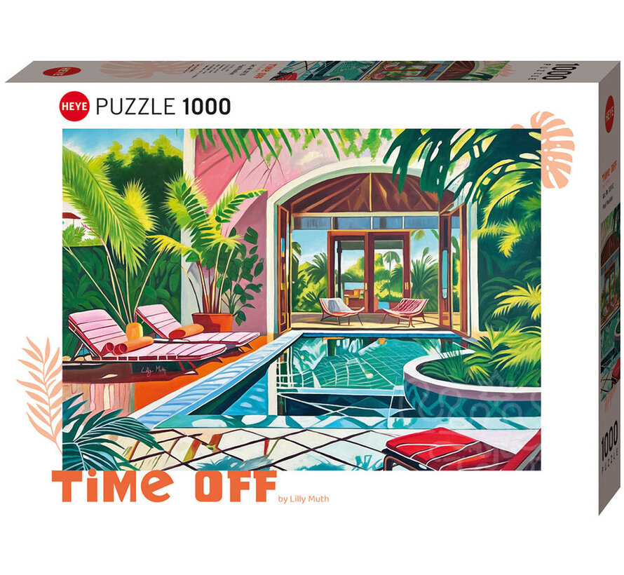 Heye Time Off: Pool Position Puzzle 1000pcs