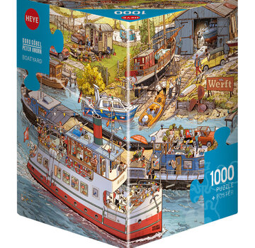 Heye Heye Boatyard Puzzle 1000pcs Triangle Box