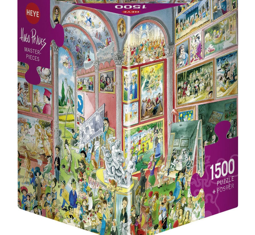 Heye Masterpieces Puzzle 1500pcs Triangle Box