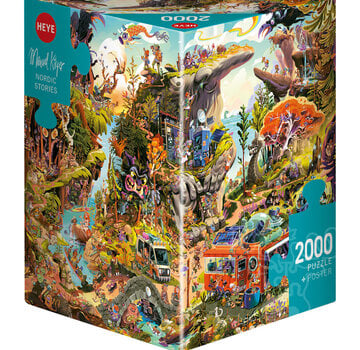 Heye Heye Nordic Stories Puzzle 2000pcs Triangle Box