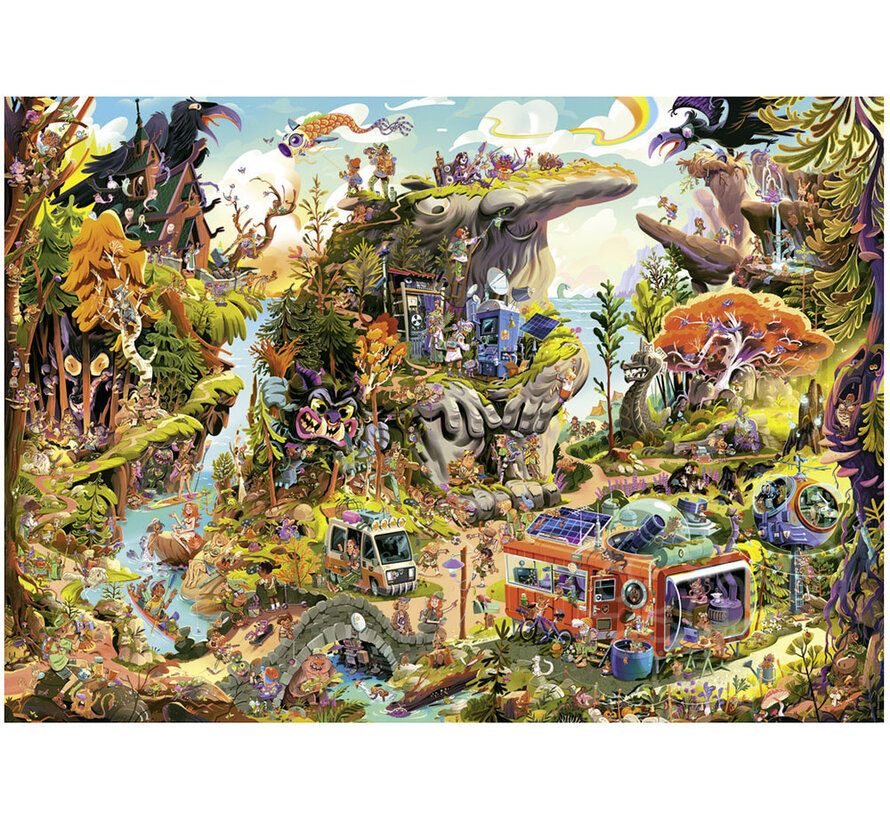 Heye Nordic Stories Puzzle 2000pcs Triangle Box