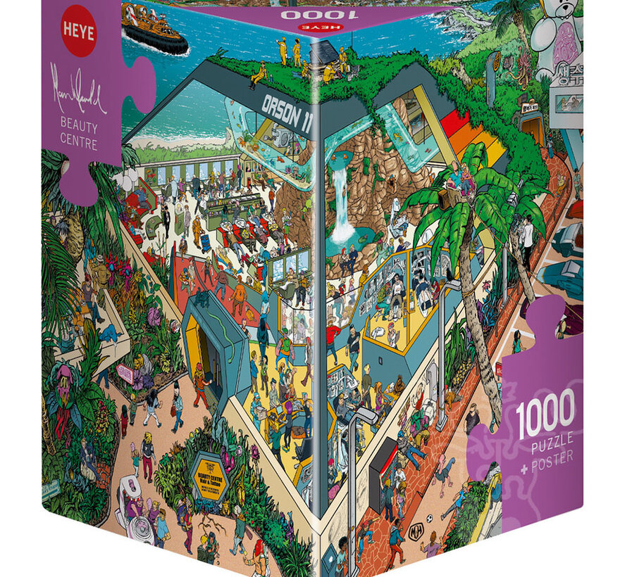 Heye Beauty Centre Puzzle 1000pcs Triangle Box