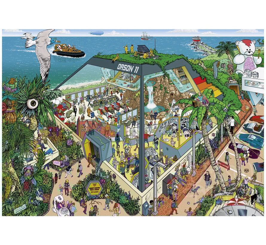 Heye Beauty Centre Puzzle 1000pcs Triangle Box