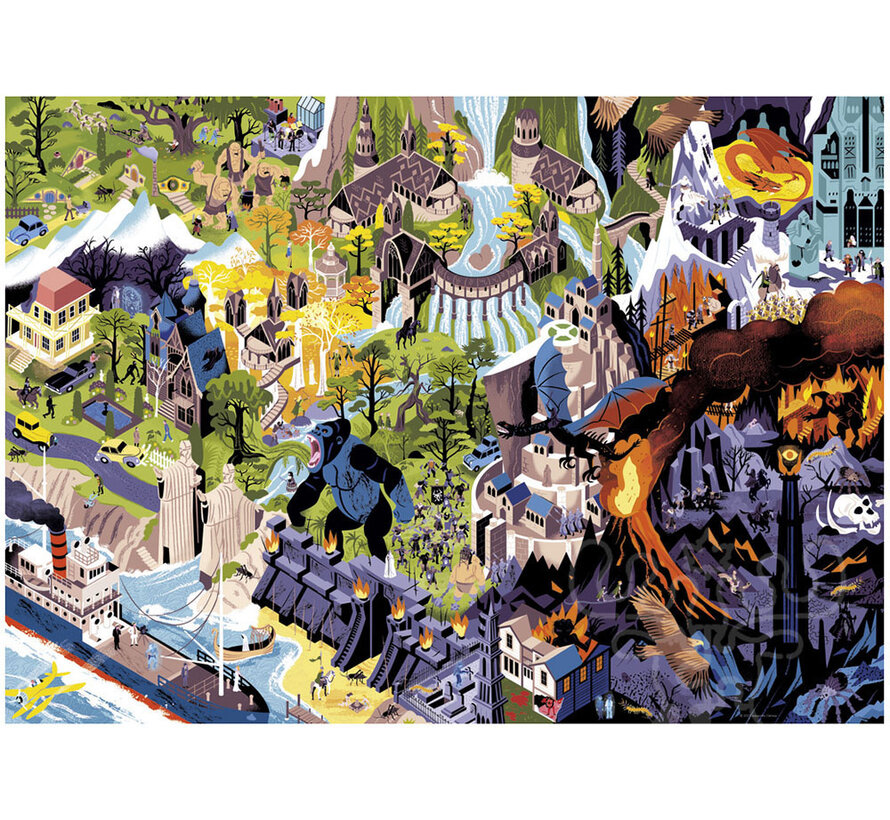 Heye Movie Masters, Peter Jackson Films Puzzle 1000pcs