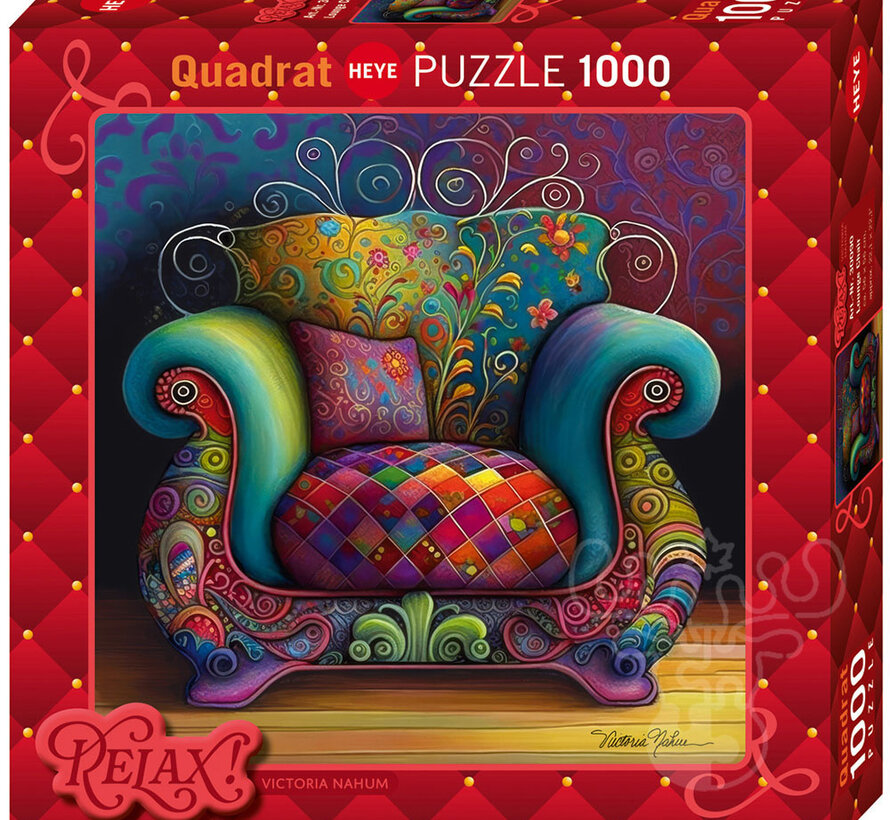 Heye Quadrat Relax: Lounge Chair Puzzle 1000pcs