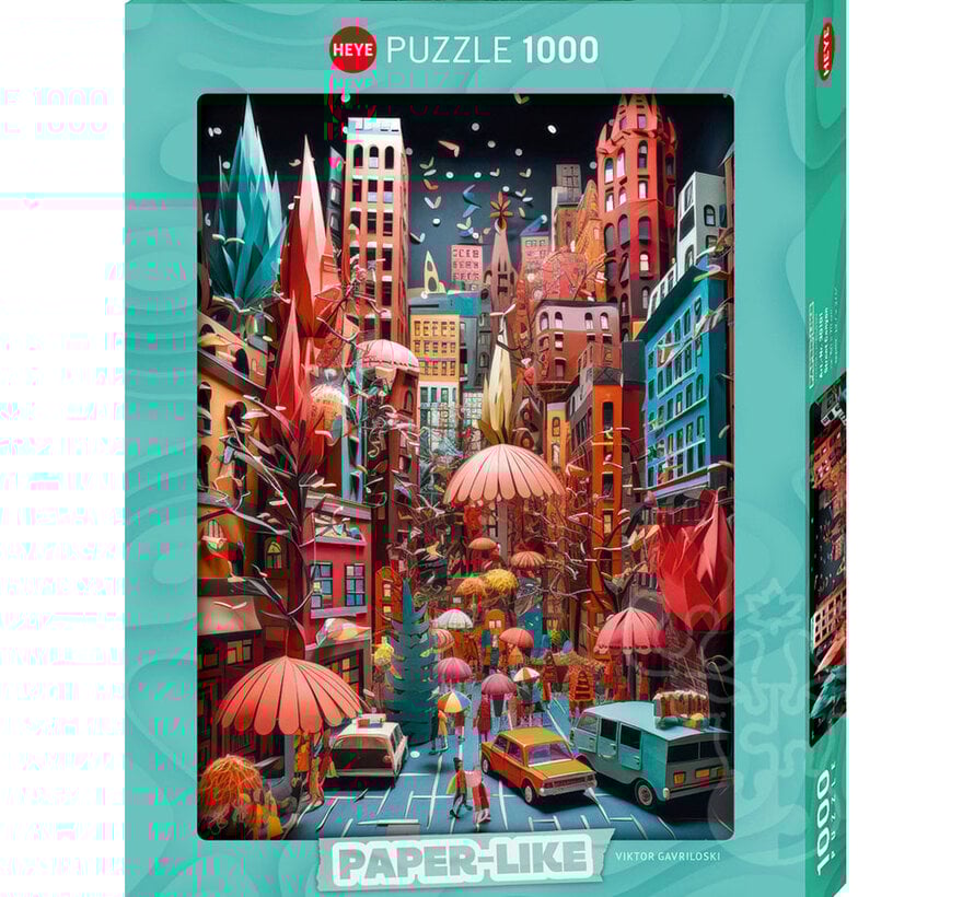 Heye Paper-Like: Street Canyon Puzzle 1000pcs