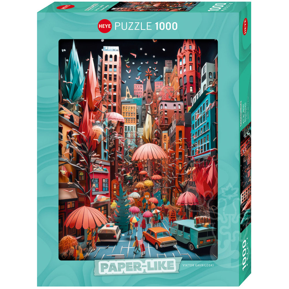 Heye Paper-Like: Street Canyon Puzzle 1000pcs - Puzzles Canada