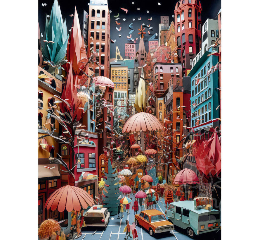 Heye Paper-Like: Street Canyon Puzzle 1000pcs