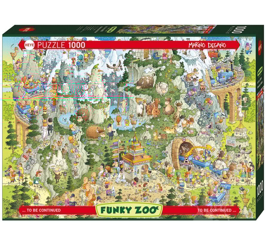 Heye Funky Zoo: Himalayan Habitat Puzzle 1000pcs