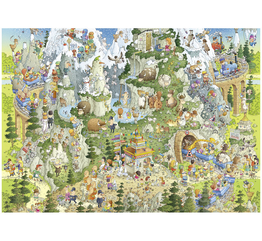 Heye Funky Zoo: Himalayan Habitat Puzzle 1000pcs