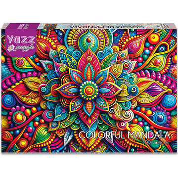 Yazz Puzzle Pre-Order Yazz Puzzle Colorful Mandala Puzzle 1000pcs