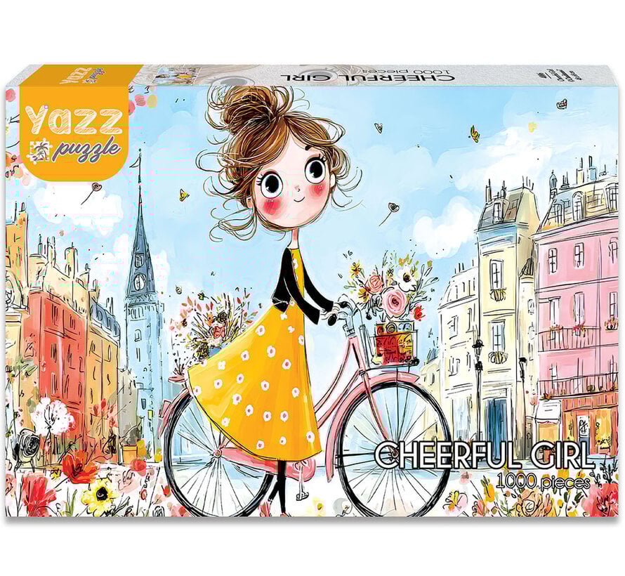 Pre-Order Yazz Puzzle Cheerful Girl Puzzle 1000pcs