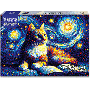 Yazz Puzzle Pre-Order Yazz Puzzle Starry Cat Puzzle 1000pcs