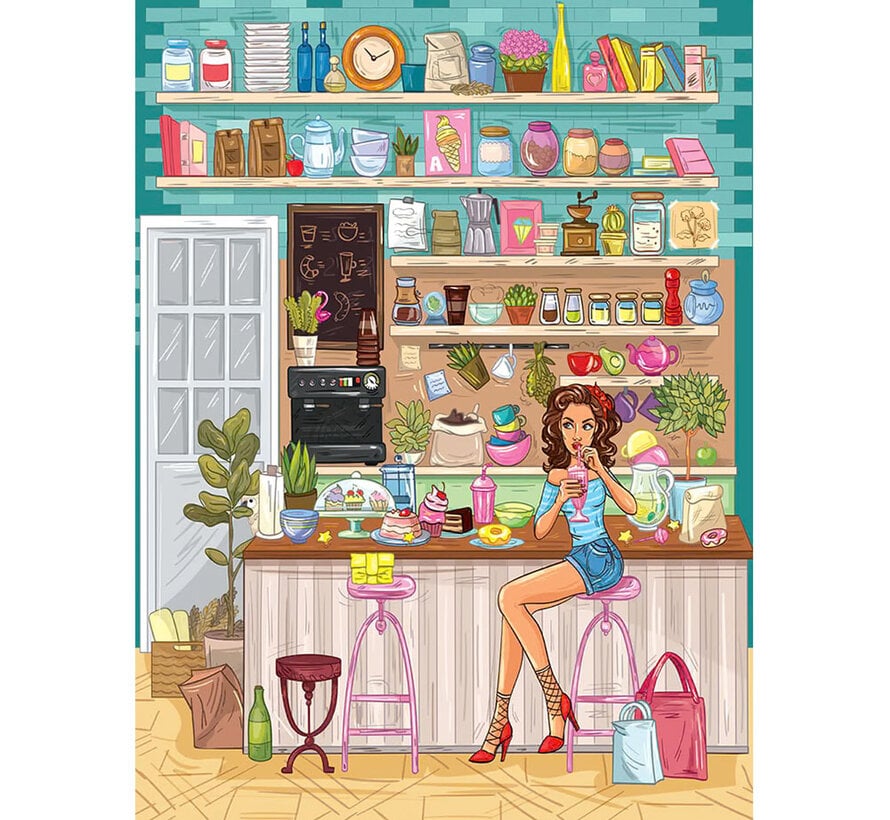 Pre-Order Yazz Puzzle Cozy Cafe Puzzle 1000pcs