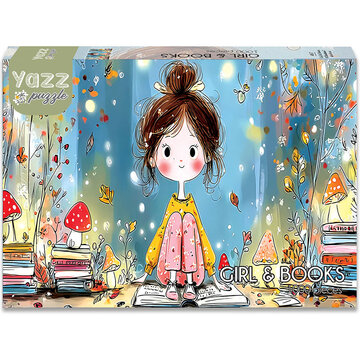 Yazz Puzzle Yazz Puzzle Girl & Books Puzzle 1000pcs
