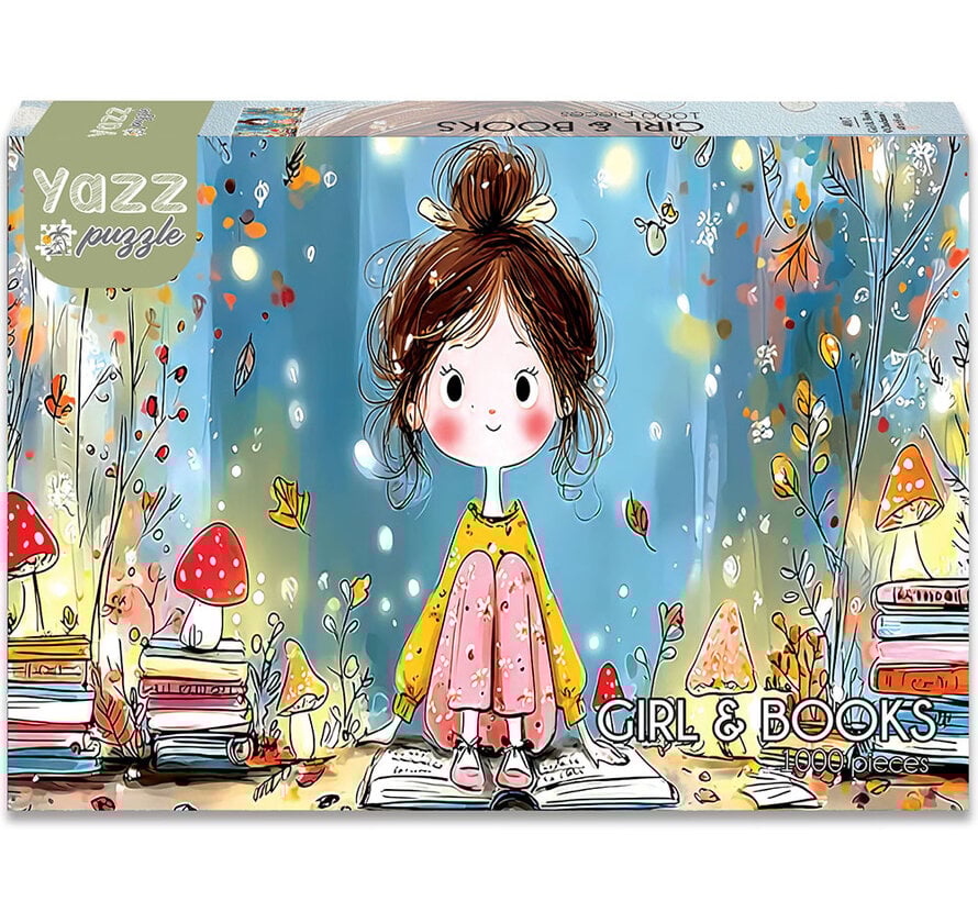 Pre-Order Yazz Puzzle Girl & Books Puzzle 1000pcs