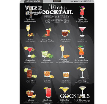 Yazz Puzzle Pre-Order Yazz Puzzle Cocktails Puzzle 1000pcs
