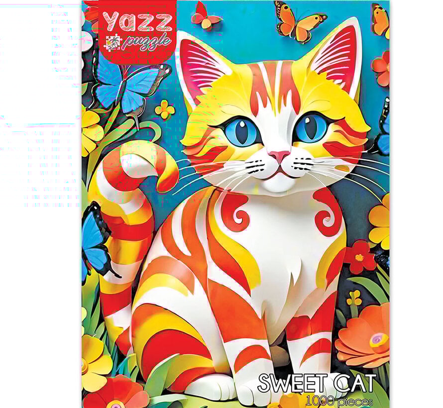 Pre-Order Yazz Puzzle Sweet Cat Puzzle 1000pcs